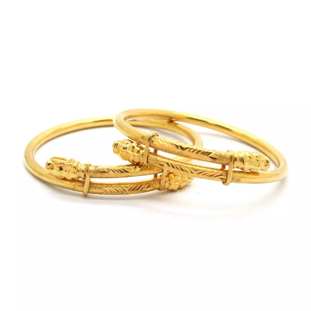 24k Gold Hallmark Baby Bangle