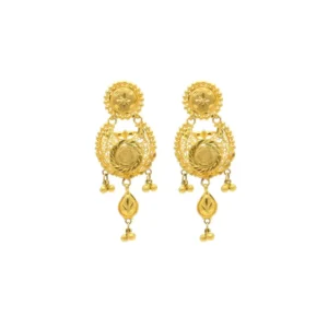 Ramleela Jhumka24k Gold Hallmark Jewelry Tops/Jhumka